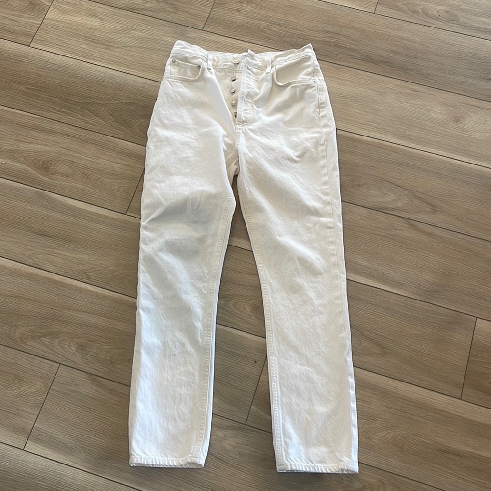 Influencer / revolve favorite - AGOLDE remy Jean in cream
